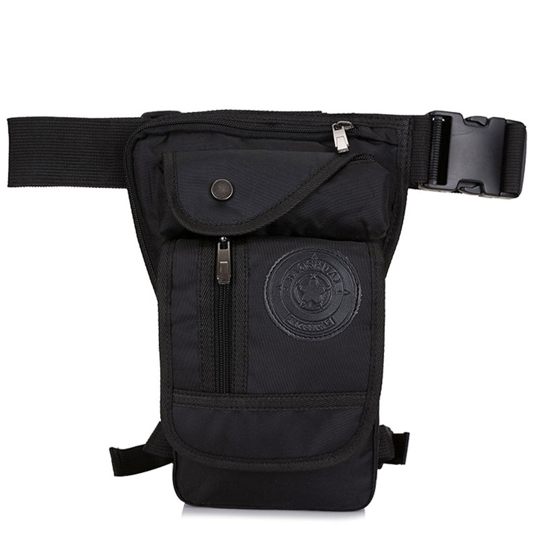 Hebetag Nylon Drop Leg Bag For Men Women Tactical Military Motorcycle Bike Cycling Riding Travel Outdoor Sports Waist Fanny Pack