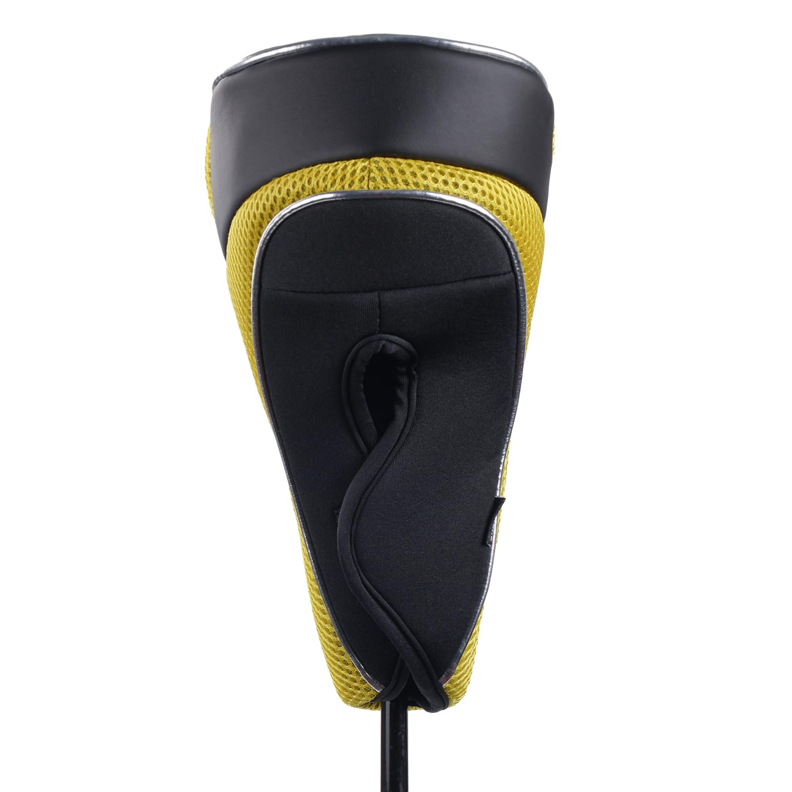 Andux Golf 460Cc Driver Fairway Wood Club Head Covers Hook & Loop Set Of 3 Yellow