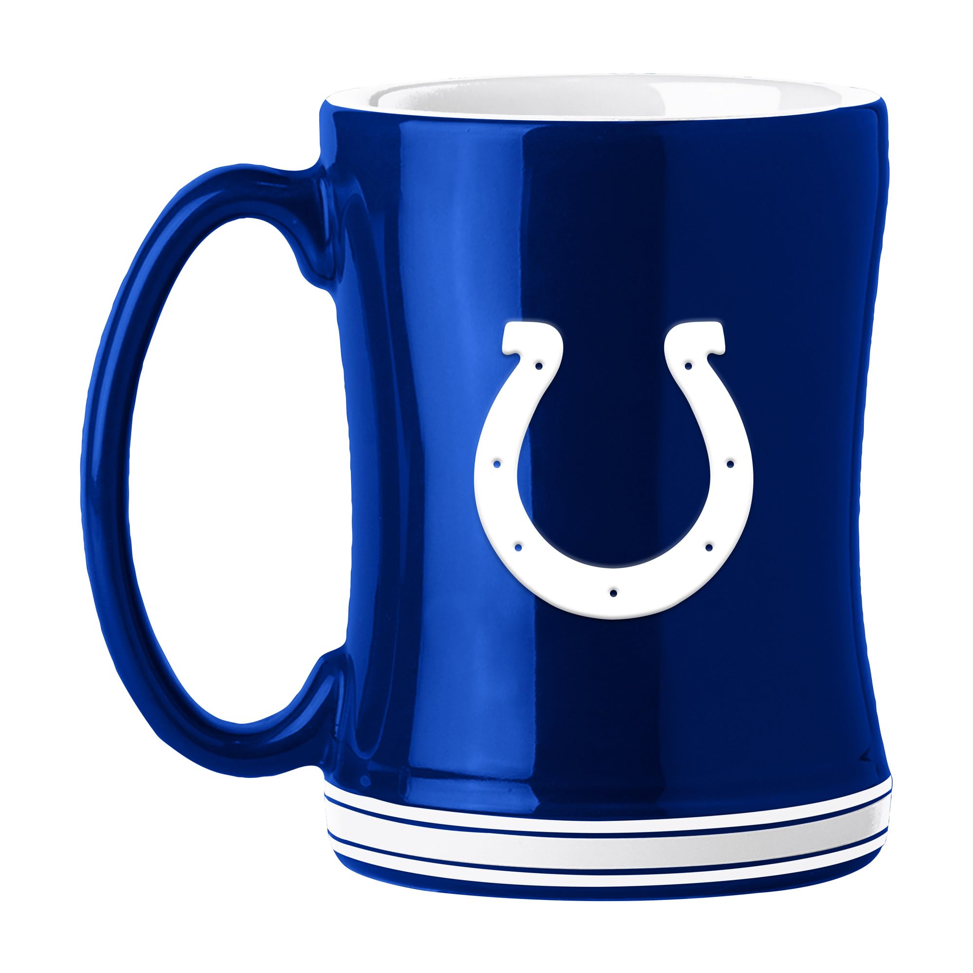 Logo Brands 614-C14RM: Indianapolis Colt 14OZ Relief Mug