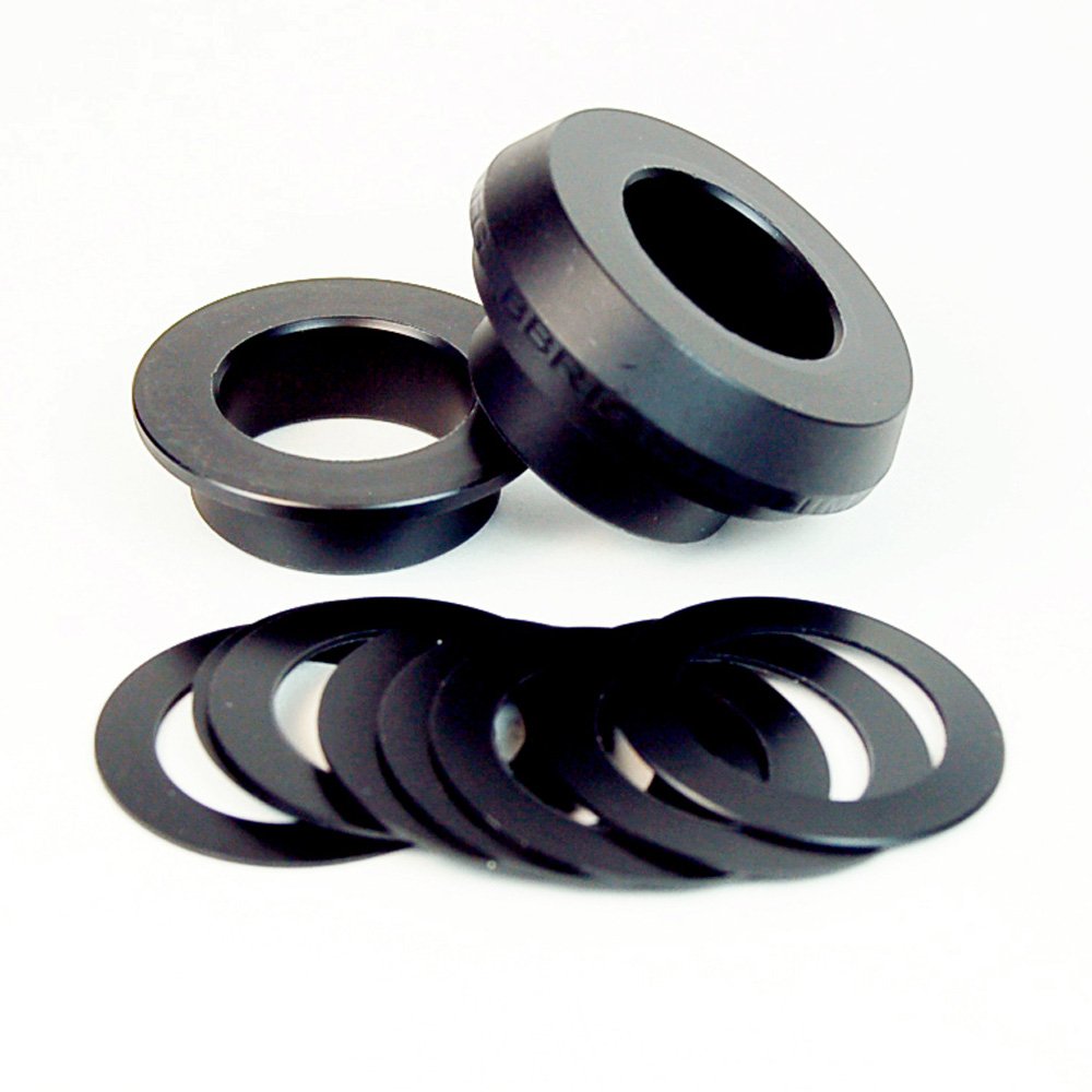 Wheels Manufacturing Bbright To Shimano 24 -Mm Crank Spindle Shims, Black