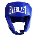 Everlast Boxing Headguard, Amateur Open Faced Competition Headgear (Blue, Small)