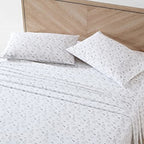 Eddie Bauer - Twin Sheets, Cotton Percale Bedding Set, Crisp  Cool Home Decor (Animal Tracks, Twin)