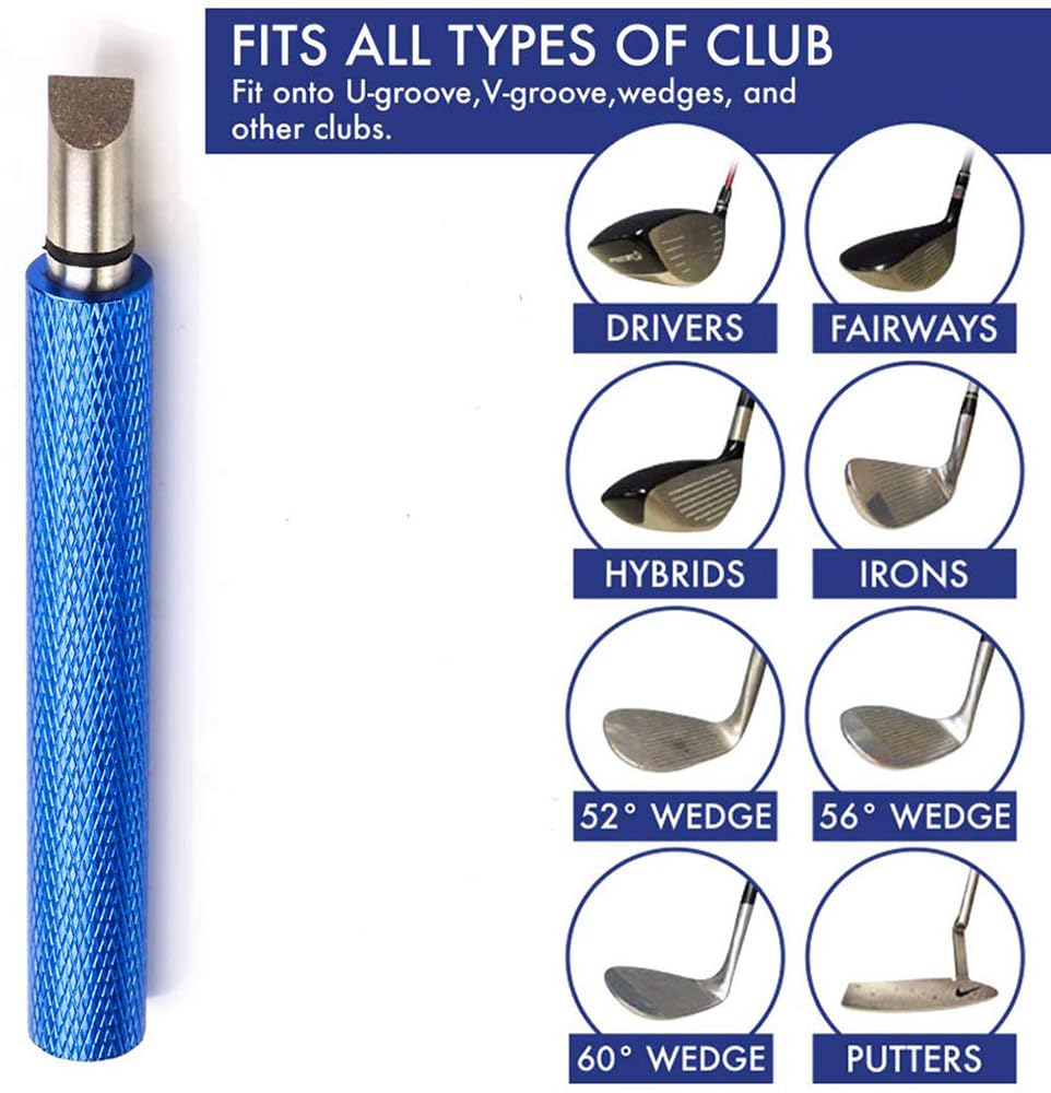Betgod Golf Groove Sharpener,Golf Club Groove Sharpener,Groove Sharpener,Club Sharpener,Groove Sharpening Tool - Generate Optima
