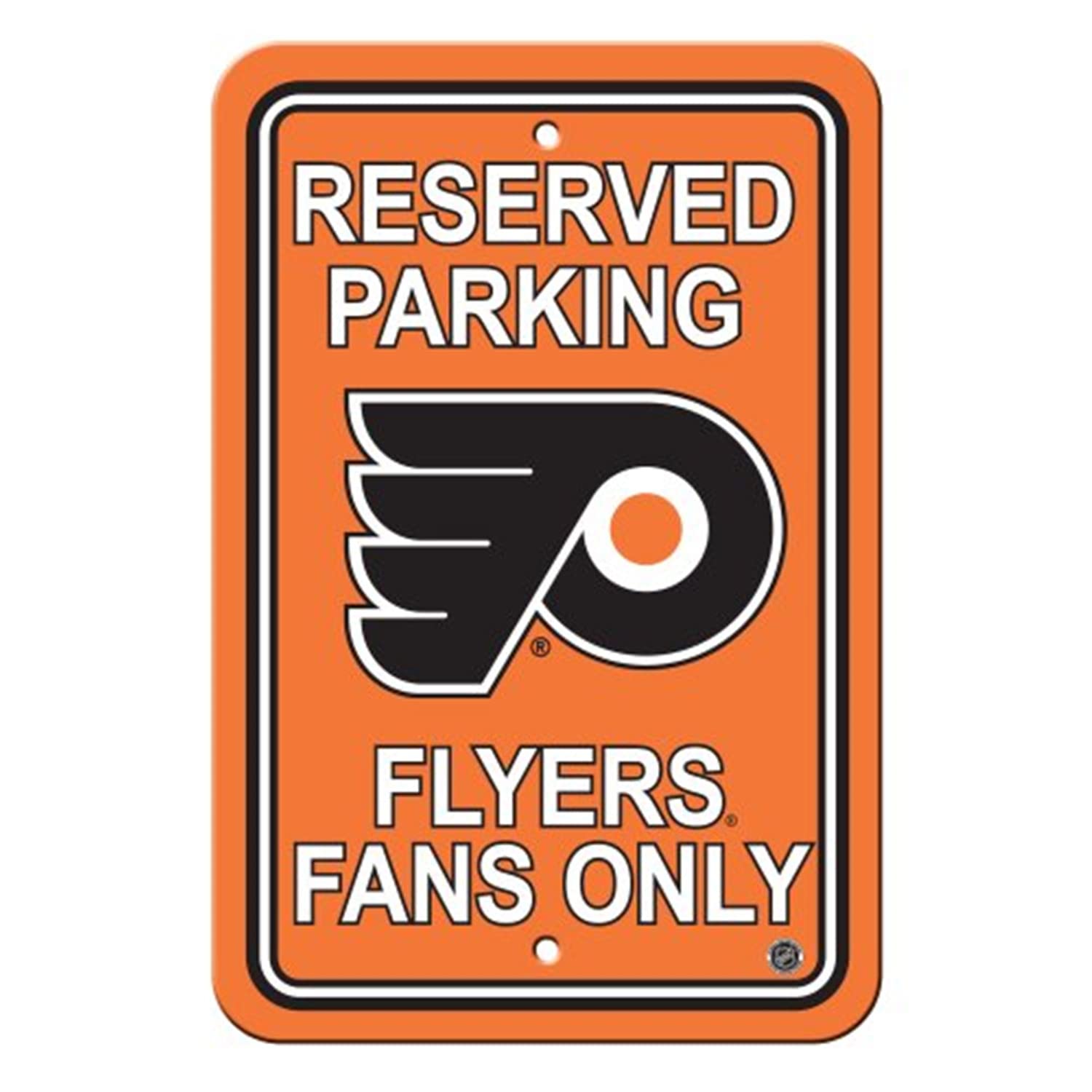 Fremont Die NHL Philadelphia Flyers Team Sign, 12 x 18, Reserved Parking Sign