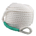 Boat Anchor Rope 200 Ft X 1/2 Inch Polypropylene Rope 3 Strand Twisted Anchor Line For Sailboat Sled Line Mooring With Thimble 5