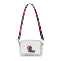 Littlearth Mississippi Ole Miss Rebels NCAA Clear Fanny Fan Purse