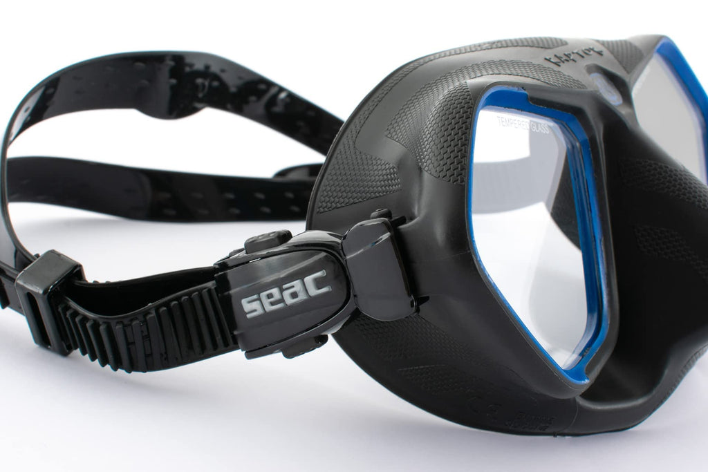 Seac Raptor, Low Volume Mask For Freediving And Spearfishing,Blue