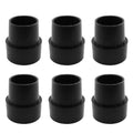 Jcbiz 6Pcs Replacement Mini Rubber Leg Tip Black 40X25Mm Trampoline Legs Rubber Caps Prevent Shaking Jump Bed Pipe Cover