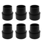 Jcbiz 6Pcs Replacement Mini Rubber Leg Tip Black 40X25Mm Trampoline Legs Rubber Caps Prevent Shaking Jump Bed Pipe Cover