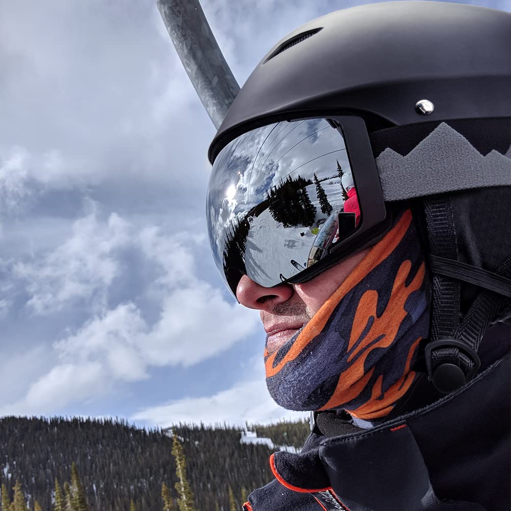 Outdoormaster Kelvin Ski Helmet - Snowboard Helmet For Men, Women & Youth (Black,L)