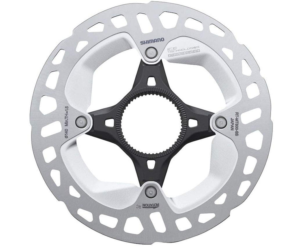 Shimano Rt-Mt800 Centerlock Disc Rotor Grey, Internal Serration Lockring, 140Mm
