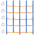 Climbing Net For Kids Outdoor, Portable Ninja Cargo Net Rope Ladder Monkey Bars For Ninja Slackline, Jungle Gyms, Swing Set, Nin