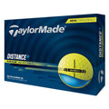 Taylormade Golf 2025 Distance + Yellow One Dozen