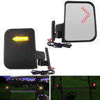 Golf Cart Side Mirrors With Turn Signal Light Golf Cart Rear View Mirrors For Club Car Ezgo Yamaha Side Mirrors Golf Cart