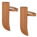 Woanger 2 Pcs Flag Carrier with Stirrup Flag Boot for Horse Artificial Leather Saddles Holder Accessories for Horse Training, 7 
