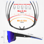 Polarized Sports Sunglasses For Men Women,Running Baseball Fishing Sunglasses,Cycling Mtb Bike Glasses Uv400