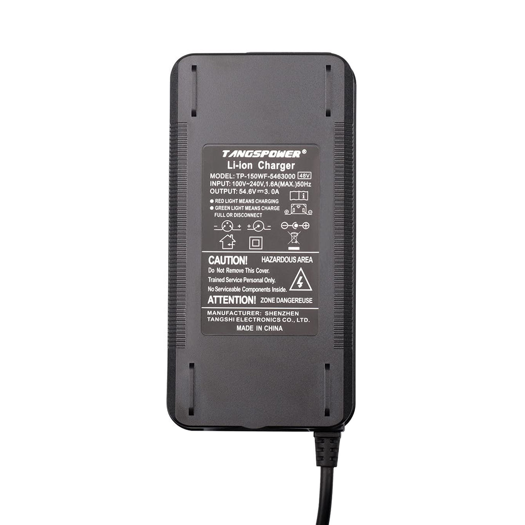 54.6V Adapter Charger 13S 48V Dc/Xlr/Rca Connector Jack For 48V 10Ah 12Ah 15Ah 20Ah Battery Pack Charger (54.6V 3A Rca100 Plug)