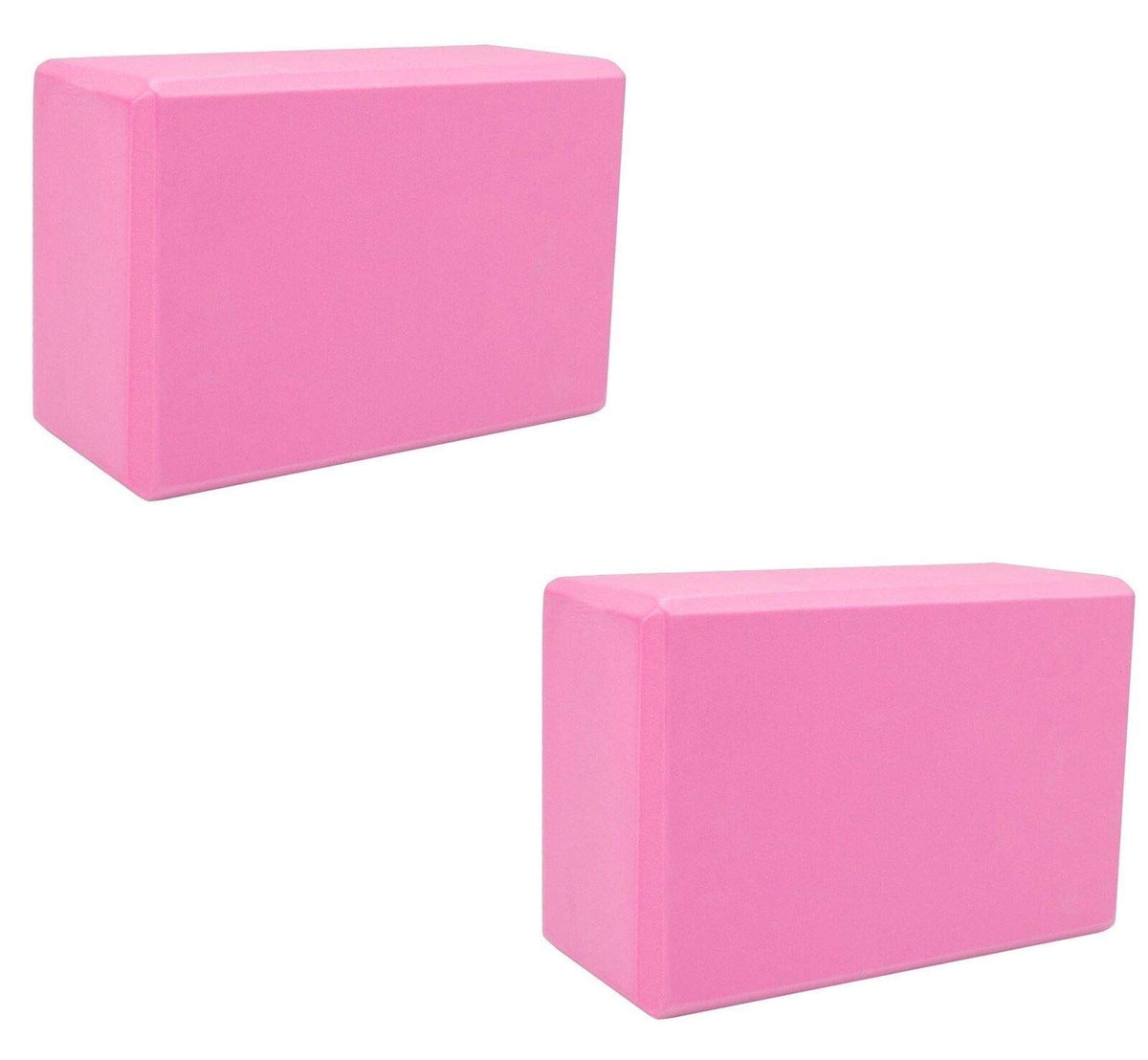 Iris 2 Pcs Yoga Block, Eva Foam High Density Bricks, Exercise Fitness Stretching Aid Gym Deepen Poses Improve Strength Flexibili