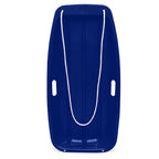 Best Choice Products 35In Kids Plastic Toboggan Snow Sled W/Pull Rope, 2 Handles - Navy