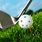 Thiodoon Practice Golf Balls Limited Flight Golf Balls 40Mm Hollow Plastic Golf Training Balls Colored Airflow Golf Balls For Sw