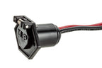 Motorguide 8M4000954 Trolling Motor Power Receptacle, 2-Prong 12V, 24V Or 36V Trolling Motors, For Bow-Panel Installation
