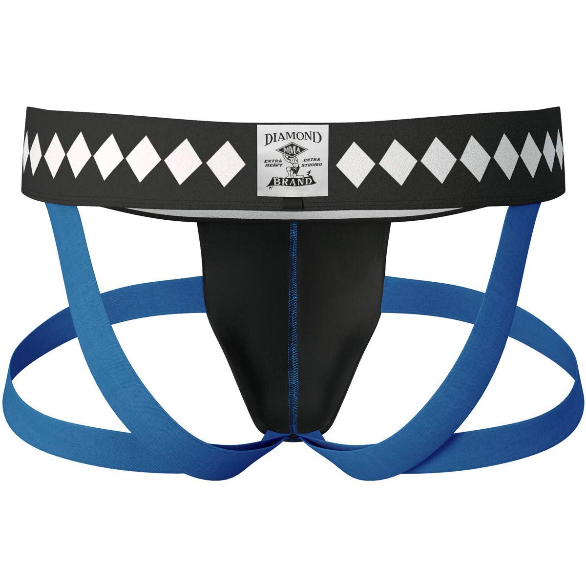 Diamond Mma Four-Strap Jock Strap Supporter With Built-In Athletic Cup Pocket For Sports, Small