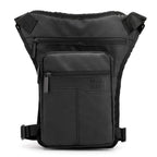 Motorcycle Drop Leg Bag Nylon Waist Pack For Men Women Crossbody Shoulder Fanny Bag Bike Riding Cycling Travel Outdoor Sports Hu
