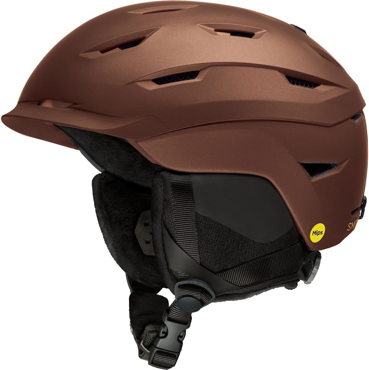 Smith Optics Liberty MIPS Womens Snow Helmet - Matte Metallic Sepia, Small