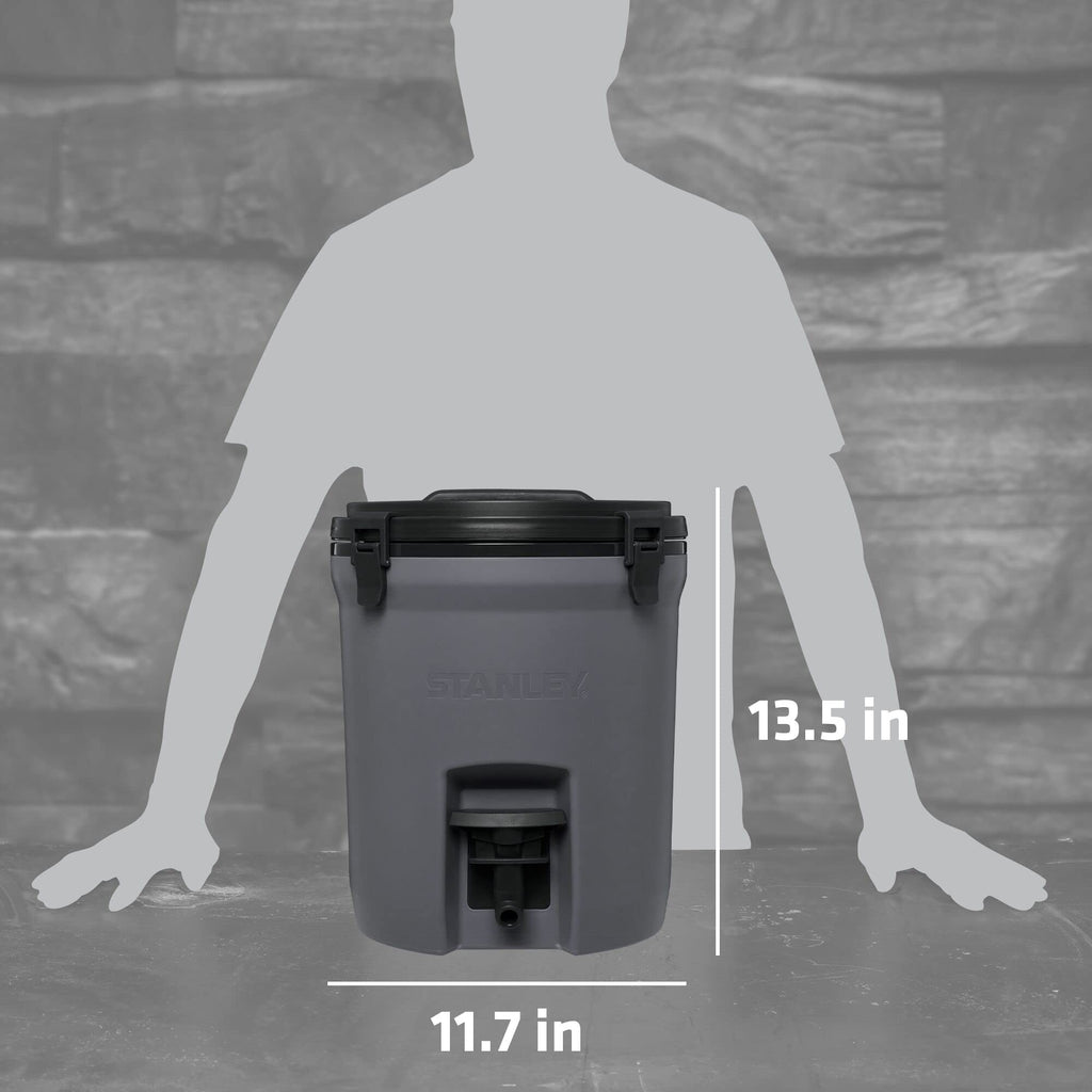 Stanley Adventure Fast Flow Water Jug 2 Gallon Leakproof Ice Water Dispenser Insulated Beverage Cooler Easy Pour Spigot and Latc