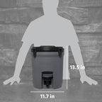 Stanley Adventure Fast Flow Water Jug 2 Gallon Leakproof Ice Water Dispenser Insulated Beverage Cooler Easy Pour Spigot and Latc