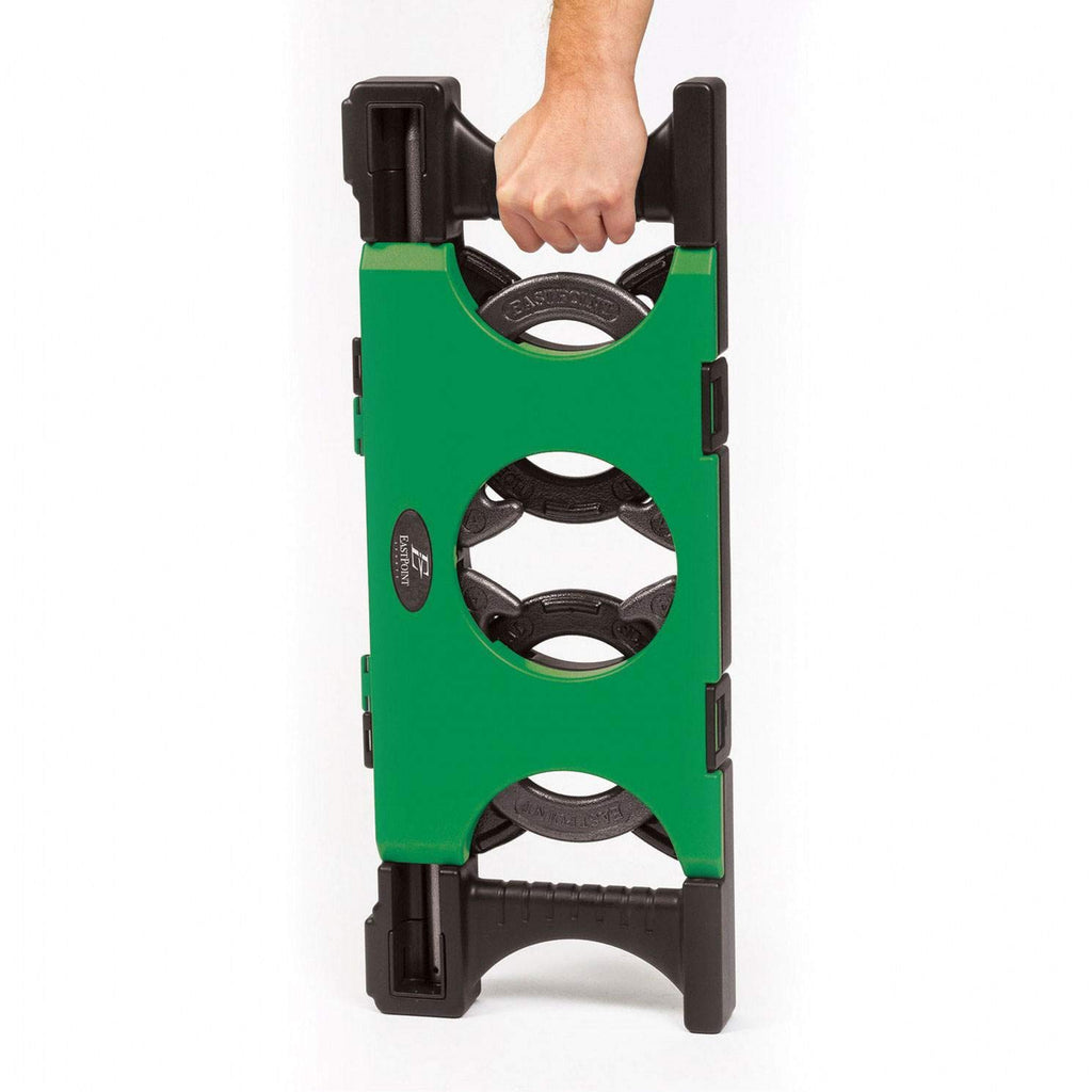 Eastpoint Sports Wild Sports Official Weight Horseshoe Set With Molded Case - Features Solid Steel Stakes And Portable Carry Cad