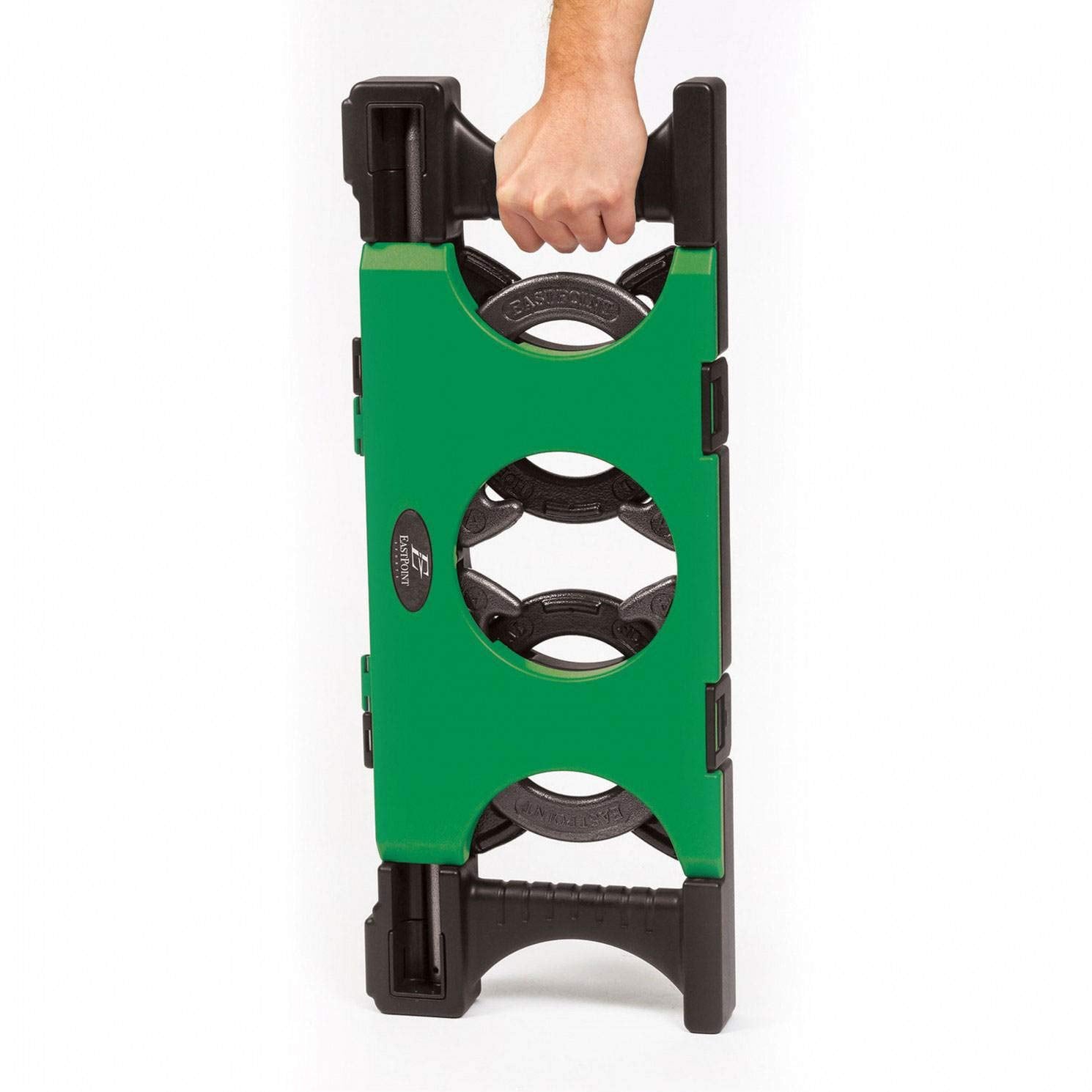 Eastpoint Sports Wild Sports Official Weight Horseshoe Set With Molded Case - Features Solid Steel Stakes And Portable Carry Cad