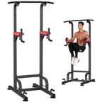 Relife Rebuild Your Life Power Tower Pull Up Bar Dip Station For Home Gym Adjustable Height Strength Training Workout Equipment