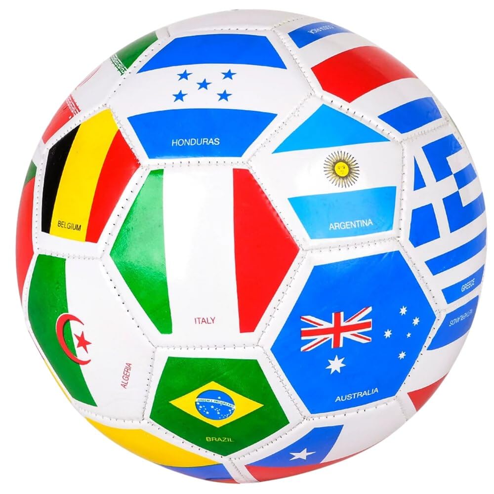 Full Sized World International Soccer Ball, Mixed