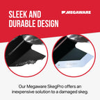 Megaware Skegpro 664 - Protects Against Damage From Ramp Dragging, Rocks, Debris And Submerged Objects - Stainless Steel Skeg Pr