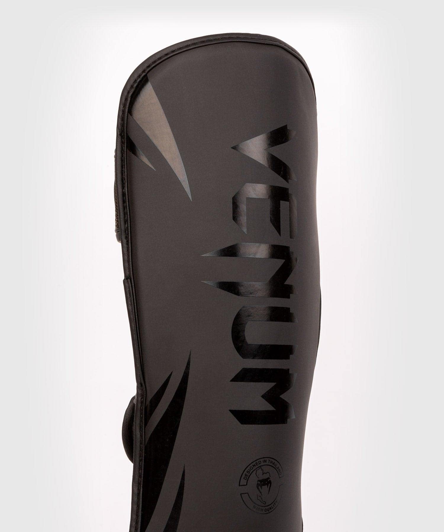 Venum Challenger Kids Shin Guards - Black/Black - S