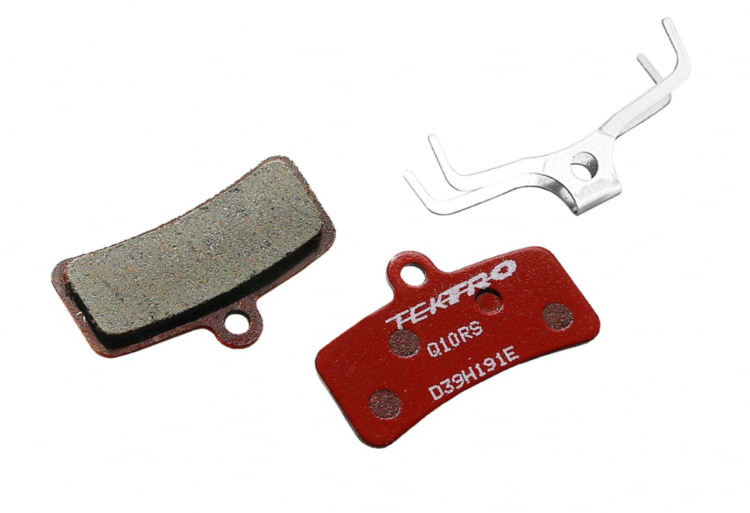 Tektro Q10Rs Disc Brake Pad - Resin, For Use With 4-Piston Calipers, Red