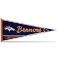 Rico Industries Nfl Football Denver Broncos Classic 12'' X 30'' Felt Wall D  Cor Pennant - Great For Home/Bed Room/Man Cave D  C