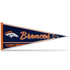 Rico Industries Nfl Football Denver Broncos Classic 12'' X 30'' Felt Wall D  Cor Pennant - Great For Home/Bed Room/Man Cave D  C