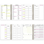 Food And Fitness Journal Meal Journal Diary Workout Wellness Log Notebook Planner Weight Loss Diet Meal Exercise Training Health