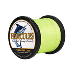 Hercules Braided Fishing Line 1500M 1640Yds 10Lbs-200Lbs Pe Superline 8 Strands (Fluorescent Green 30Lb/13.6Kg 0.28Mm)
