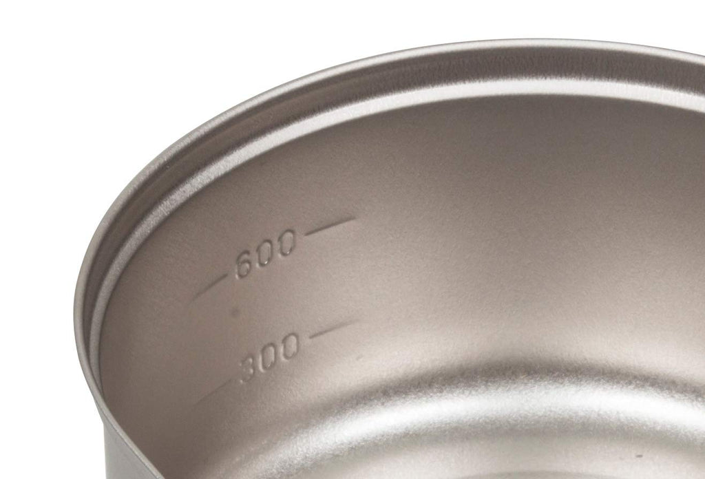 Evernew Eca265R Titanium Ultra Light Cooker, Deep Type, Red