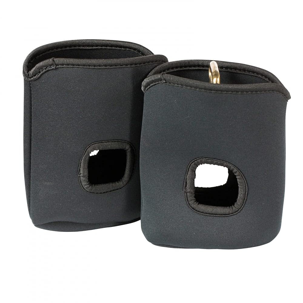 Horze Soft Neoprene 6.3'' X 8'' Stirrup Covers | Protect Your Saddle - Black - One Size