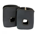 Horze Soft Neoprene 6.3'' X 8'' Stirrup Covers | Protect Your Saddle - Black - One Size