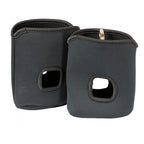 Horze Soft Neoprene 6.3'' X 8'' Stirrup Covers | Protect Your Saddle - Black - One Size