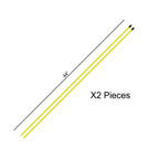 Mvp Sport Golf Alignment Rods (Morodz) Training Aid 2-Pack (Yellow