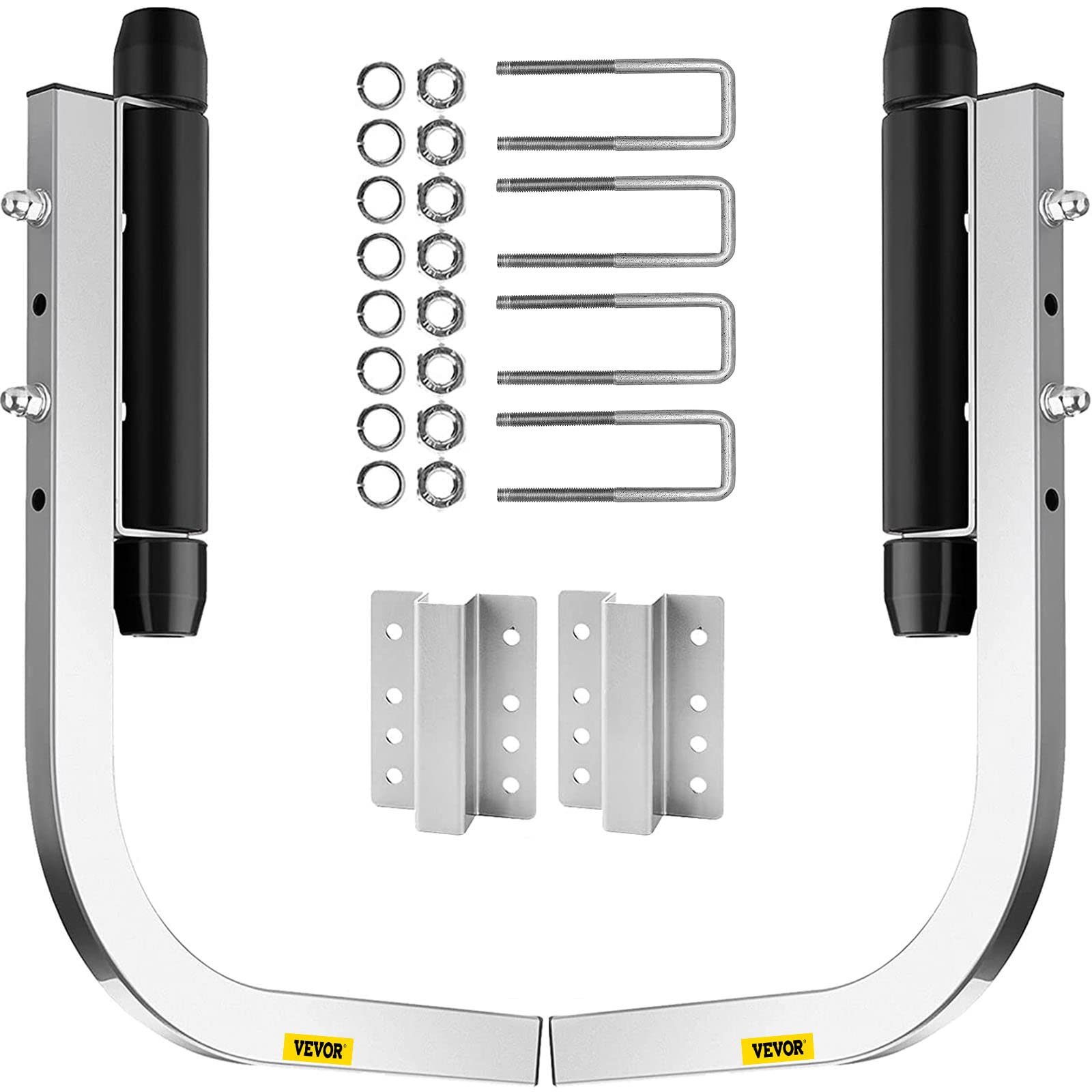 VEVOR Boat Trailer Guide-ons, 46, One Pair Aluminum Trailer Guide ons, Rust-Resistant Trailer Guides with Adjustable Width, Moun