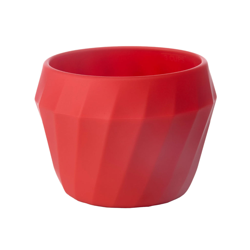 Humangear Flexibowl | Convertible Camping Bowl | On The Go | Packable & Easy To Clean, Red