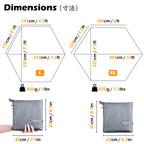Triwonder Camping Tarp Waterproof Tent Footprint Hammock Rain Fly Cover Ground Cloth Small Lightweight Tent Floor Mat Camp Shelt