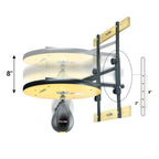 Maxxmma Heavy Duty Adjustable Speed Bag Platform Kit 24'' + Speed Ball (10'' X 7'')